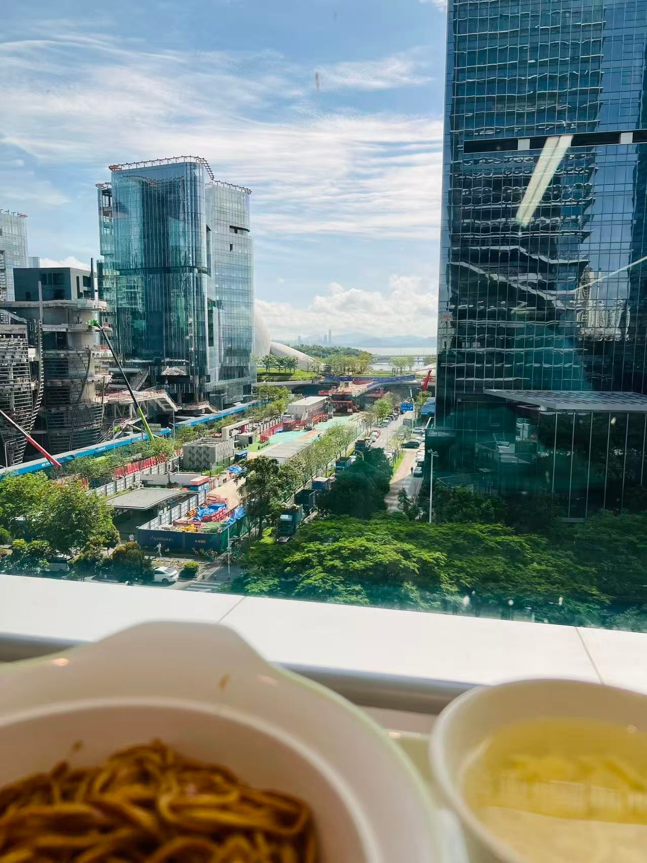 The view at breakfast